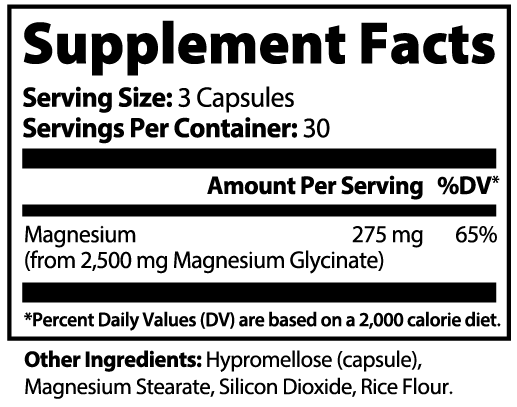 Magnesium Glycinate  — 60-Day Supply (2-Pack)